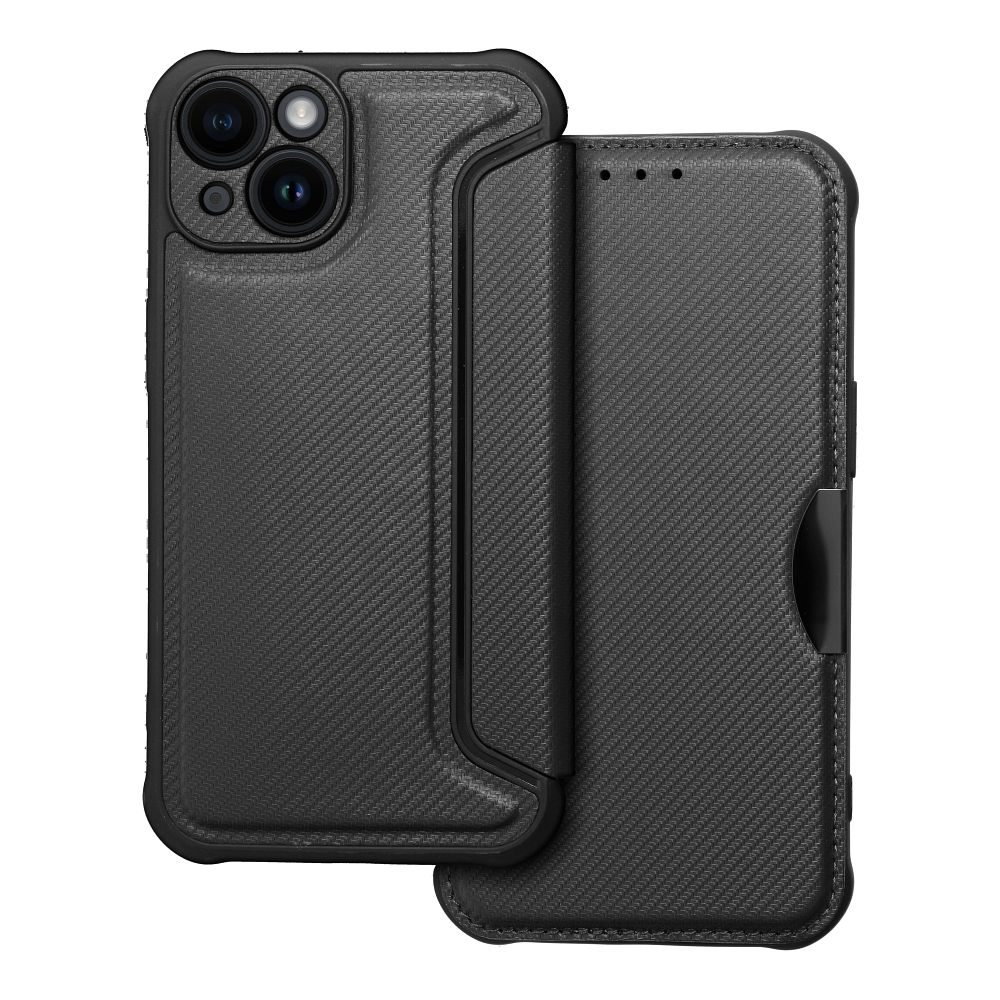 [352671] Apple iPhone 14 Razor magnetic shockproof book case (Black)