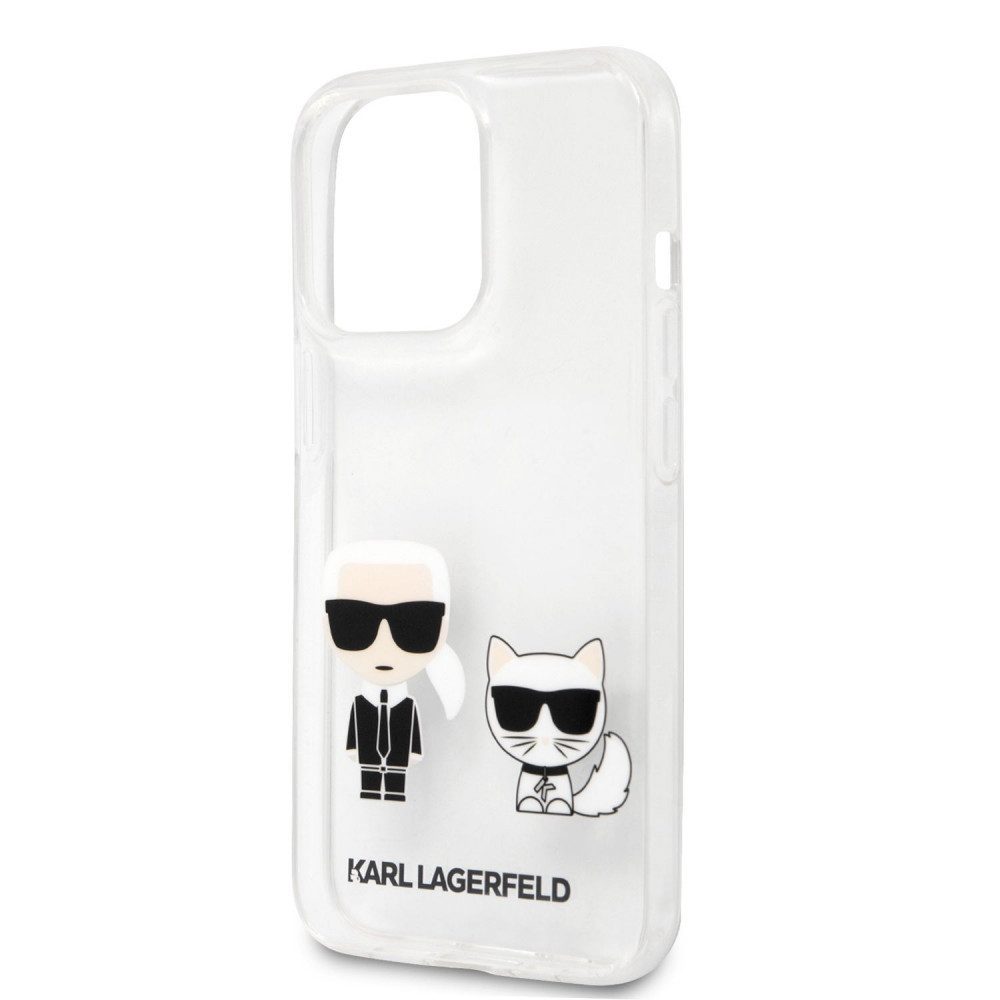 [KLHCP13SCKTR] Apple iPhone 13 mini Karl Lagerfeld PC/TPU Ikonik Karl and Choupette case (Clear) – KLHCP13SCKTR