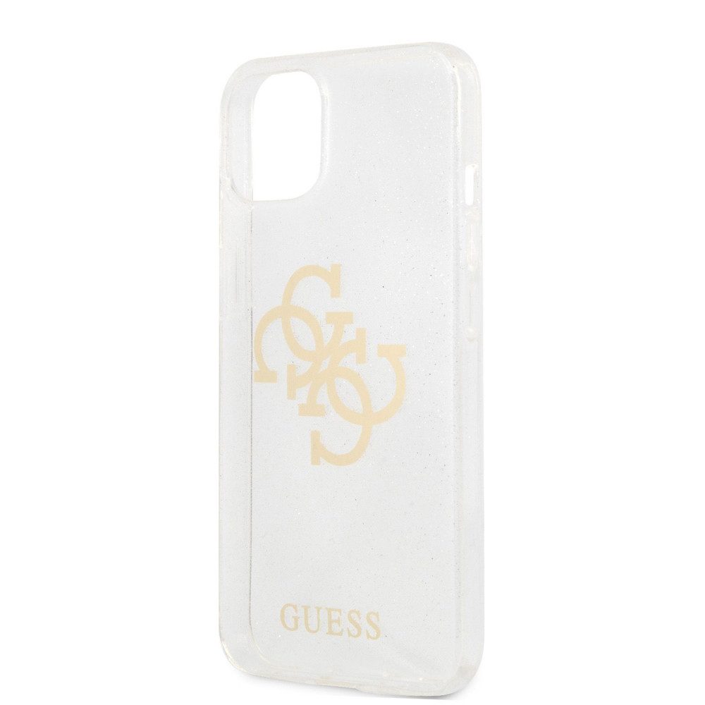[GUHCP13SPCUGL4GTR] Apple iPhone 13 mini Guess TPU Big 4G Full Glitter case (Clear) – GUHCP13SPCUGL4GTR