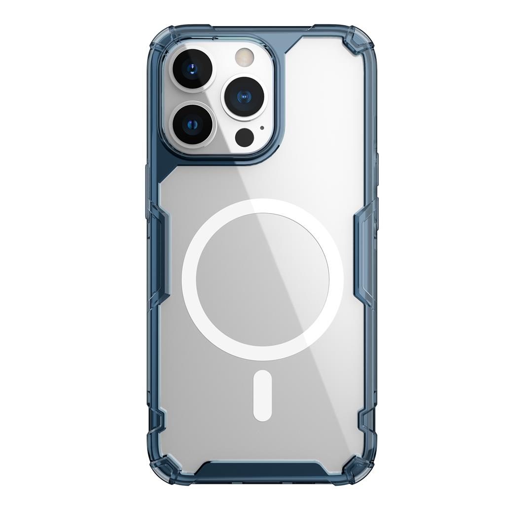 [6902048230439] Apple iPhone 13 Pro Max Nillkin Nature Pro MagSafe back cover case (Blue)