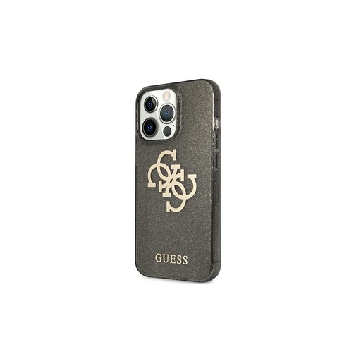 Apple iPhone 13 Pro Max Guess TPU Big 4G Full Glitter husă (Negru) – GUHCP13XPCUGL4GBK