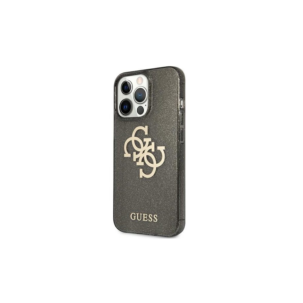 [GUHCP13LPCUGL4GBK] Apple iPhone 13 Pro Guess TPU Big 4G Full Glitter case (Black) – GUHCP13LPCUGL4GBK