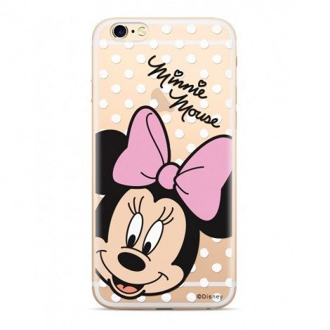 Apple iPhone 13 Mini Disney silicone Minnie 008 husă spate (Transparent)