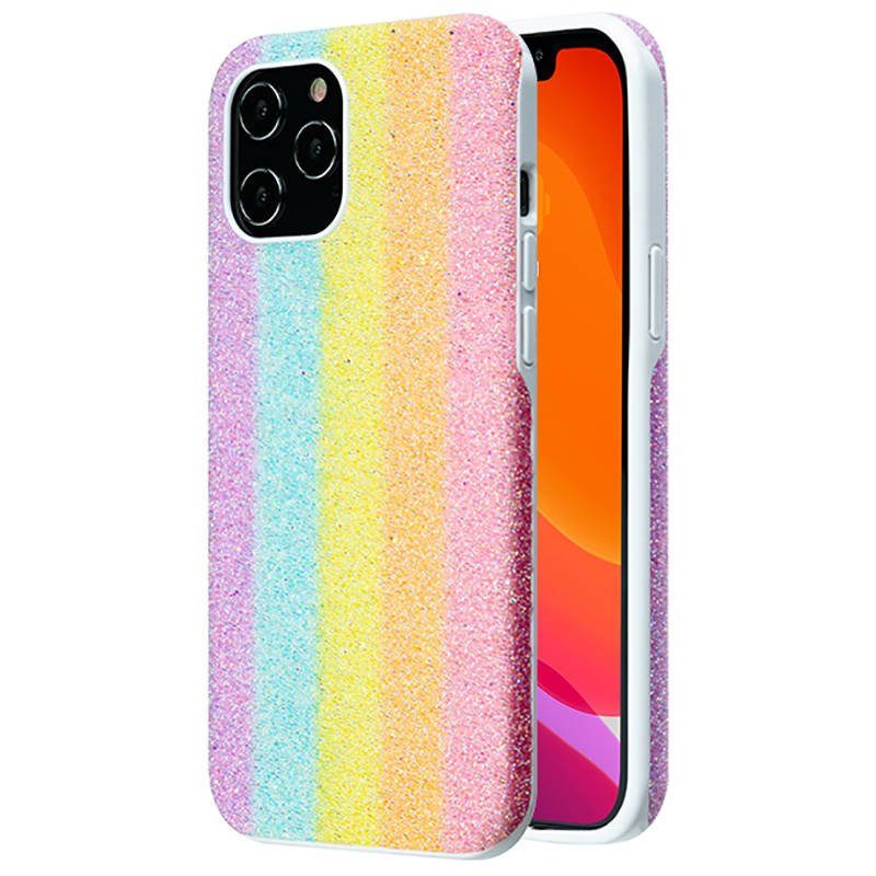 [6959003590817] Apple iPhone 12/12 Pro Kingxbar rainbow back cover case (multicolor)