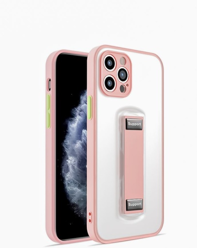 Apple iPhone 12 cu suport husă spate (Roz)