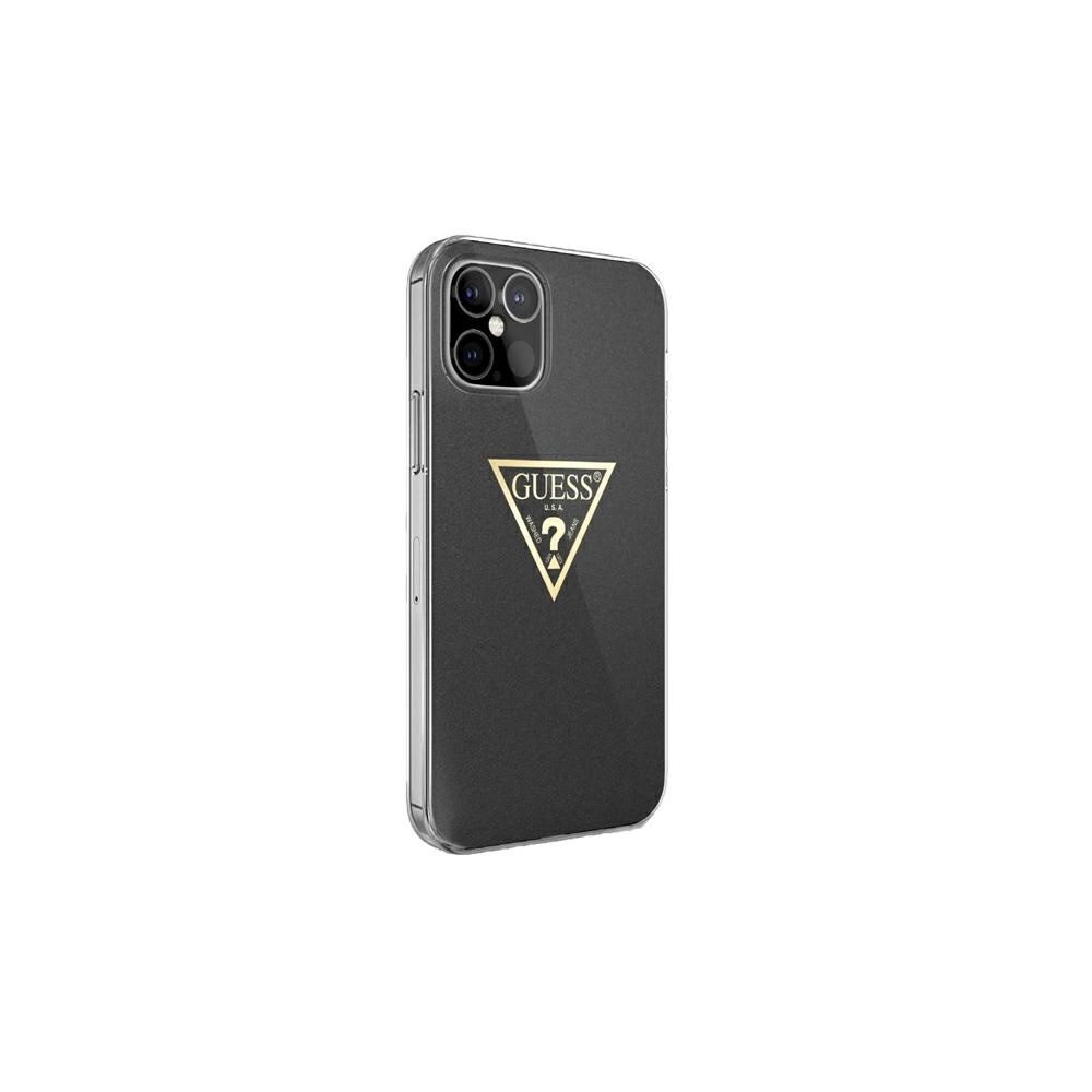 [GUHCP12LPCUMPTBK] Apple iPhone 12 Pro Max Guess Metallic Collection case (Black) - GUHCP12LPCUMPTBK