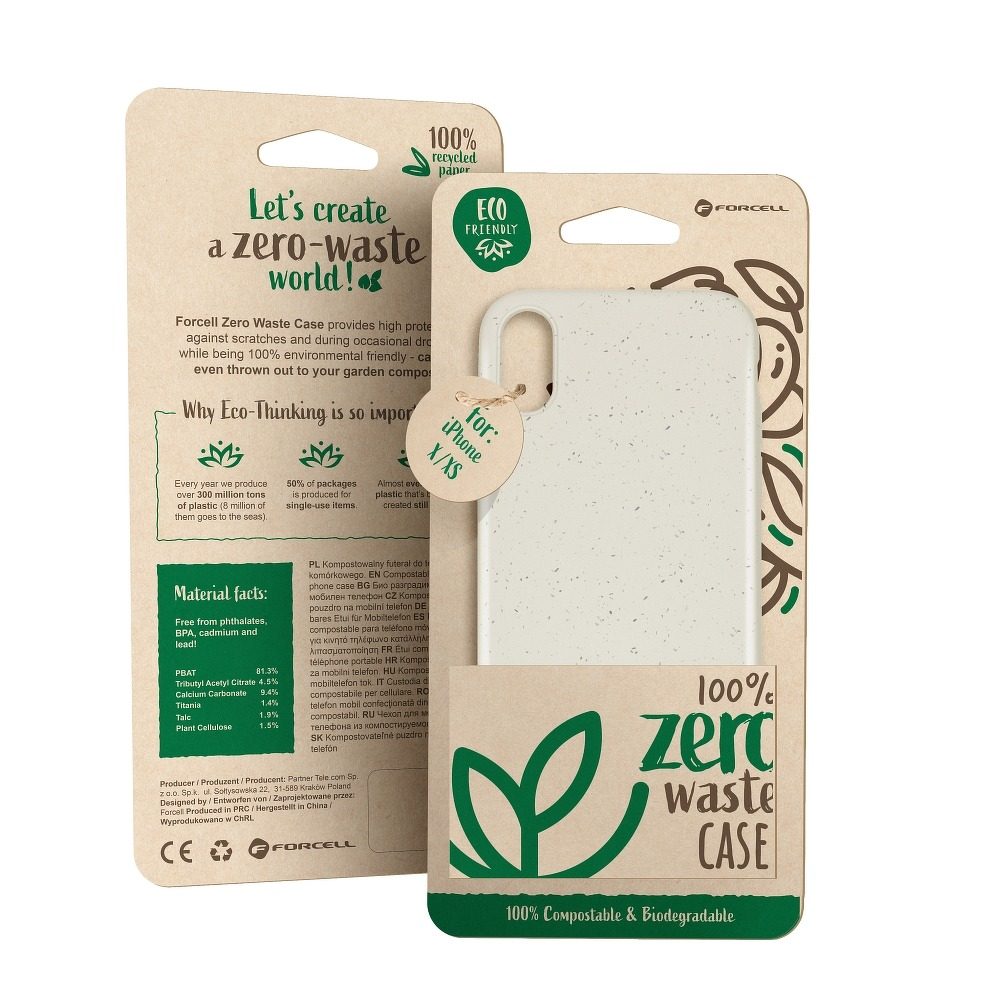 [5903396083723] Apple iPhone 12 Pro Max Forcell BIO eco-friendly back cover case, (White)