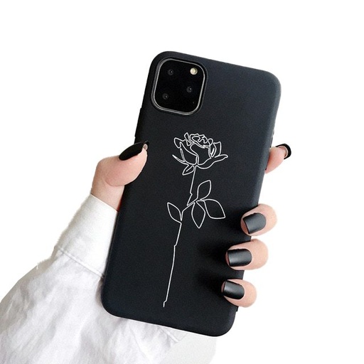 Apple iPhone 11 rose husă spate (Negru)