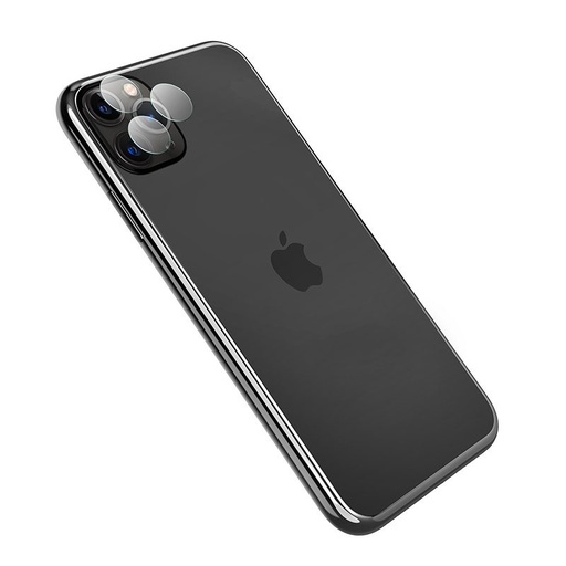 Apple iPhone 11 Pro/11 Pro Max cu ramă metalică cameră de protecție sticlă securizată , transparent