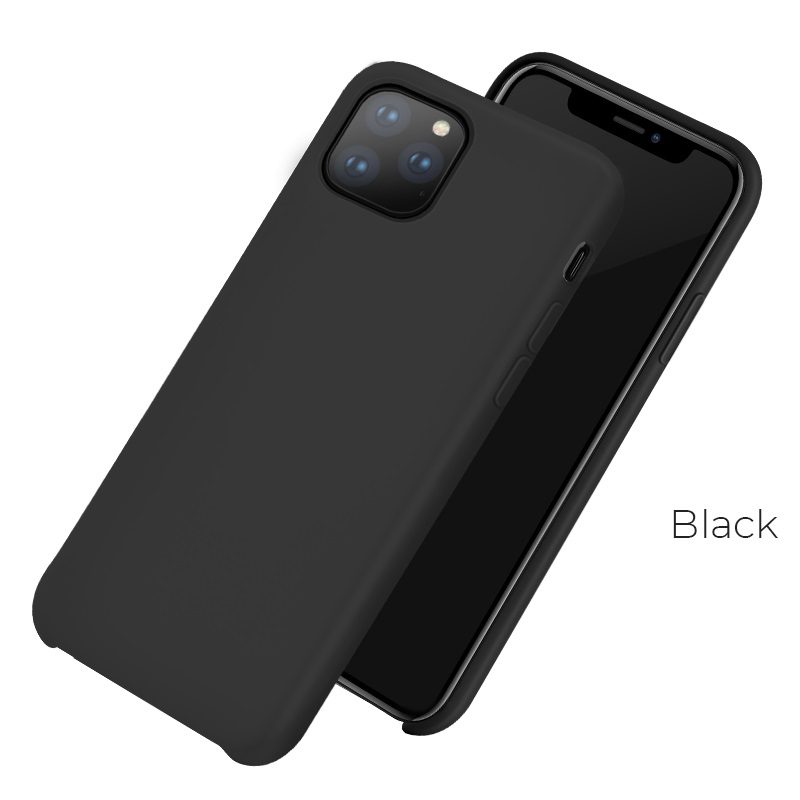 [6931474714367] Apple iPhone 11 Pro Hoco pure premium back cover case, (Black)