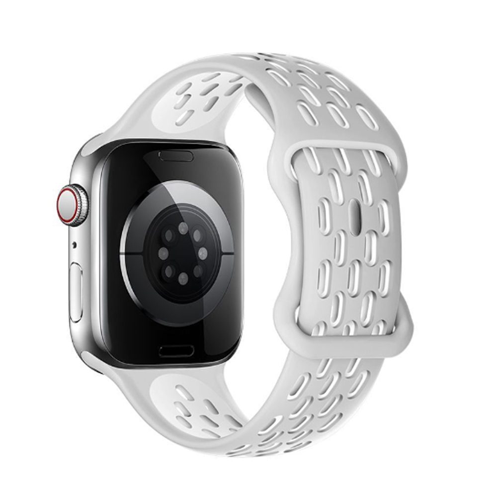 [6931474798060] Apple Watch 42mm / Watch 44mm / Watch 45mm / Watch 49mm HOCO WA19 buckle raindrop strap white