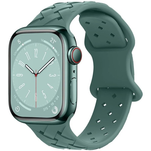 Apple Watch 42mm / Watch 44mm / Watch 45mm / Watch 49mm HOCO WA16 bamboo curea verde pin