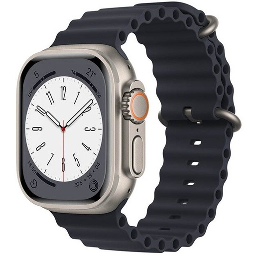 Apple Watch 42mm / Watch 44mm / Watch 45mm / Watch 49mm HOCO WA12 silicon curea albastru