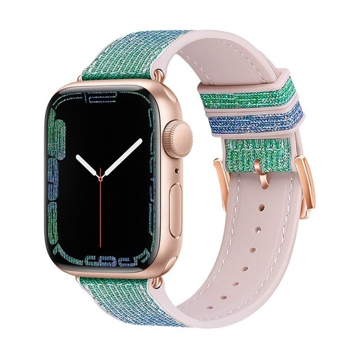 Apple Watch 42mm / Watch 44mm / Watch 45mm / Watch 49mm HOCO WA11 diamond ceas inteligent curea albastru