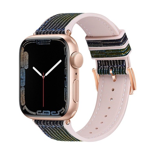 Apple Watch 42mm / Watch 44mm / Watch 45mm / Watch 49mm HOCO WA11 diamond ceas inteligent curea negru
