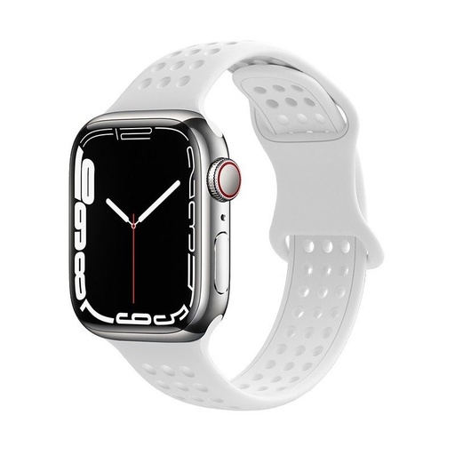 Apple Watch 42mm / Watch 44mm / Watch 45mm / Watch 49mm HOCO WA08 ceas inteligent curea alb