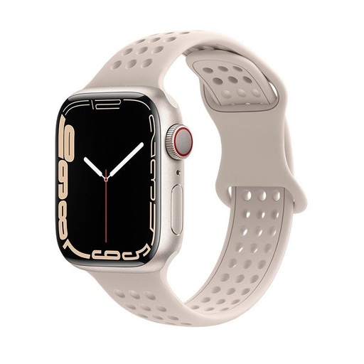Apple Watch 42mm / Watch 44mm / Watch 45mm / Watch 49mm HOCO WA08 ceas inteligent curea argintiu