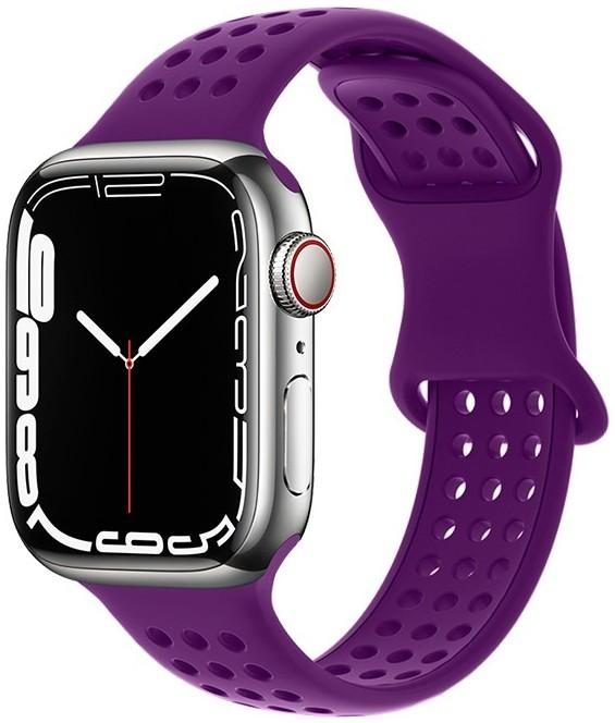[6931474787637] Apple Watch 42mm / Watch 44mm / Watch 45mm / Watch 49mm HOCO WA08 smartwatch strap purple