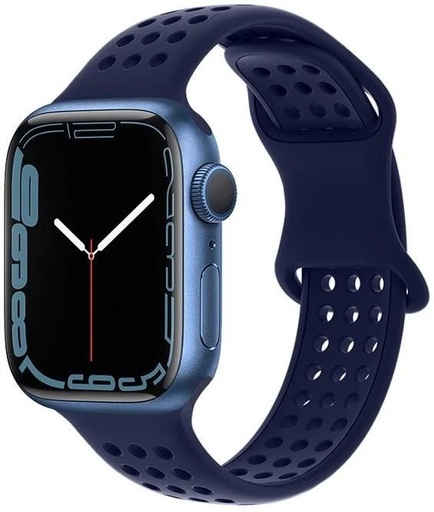 Apple Watch 42mm / Watch 44mm / Watch 45mm / Watch 49mm HOCO WA08 ceas inteligent curea albastru