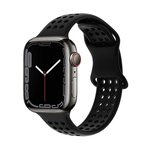 Apple Watch 42mm / Watch 44mm / Watch 45mm / Watch 49mm HOCO WA08 ceas inteligent curea negru