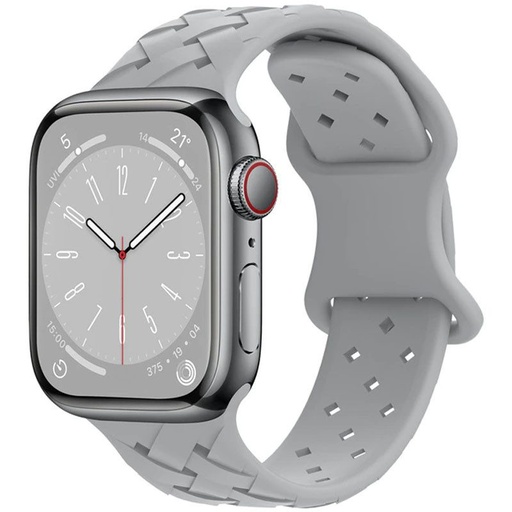 Apple Watch 38mm / Watch 40mm / Watch 41mm HOCO WA16 bamboo curea gri