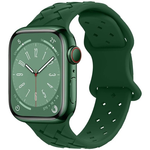 Apple Watch 38mm / Watch 40mm / Watch 41mm HOCO WA16 bamboo curea verde pin