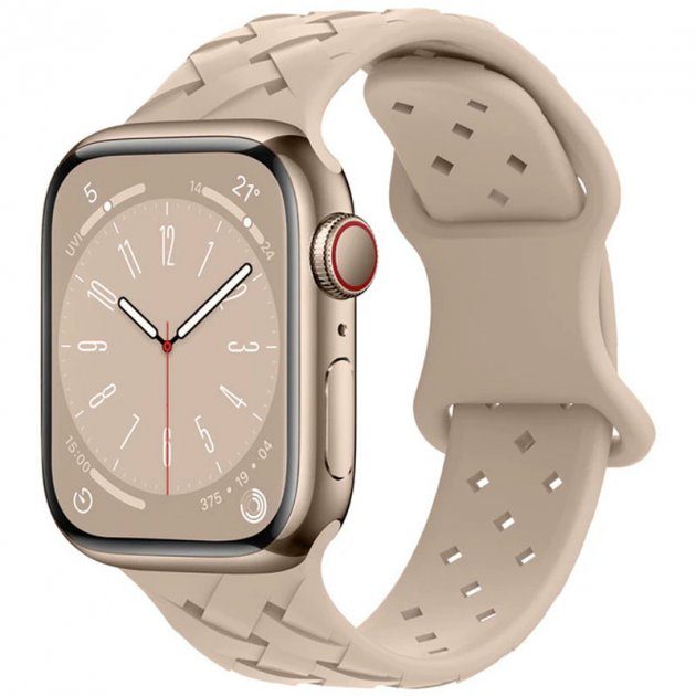 [6931474792945] Apple Watch 38mm / Watch 40mm / Watch 41mm HOCO WA16 bamboo strap beige