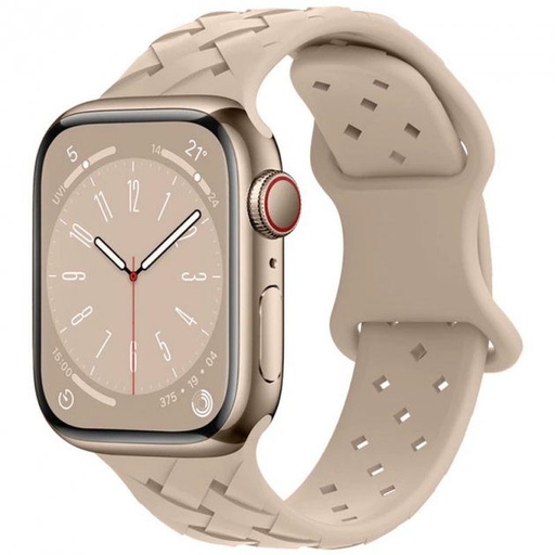 Apple Watch 38mm / Watch 40mm / Watch 41mm HOCO WA16 bamboo curea bej