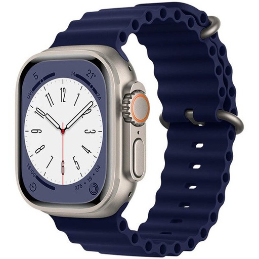 Apple Watch 38mm / Watch 40mm / Watch 41mm HOCO WA12 silicon curea albastru noapte