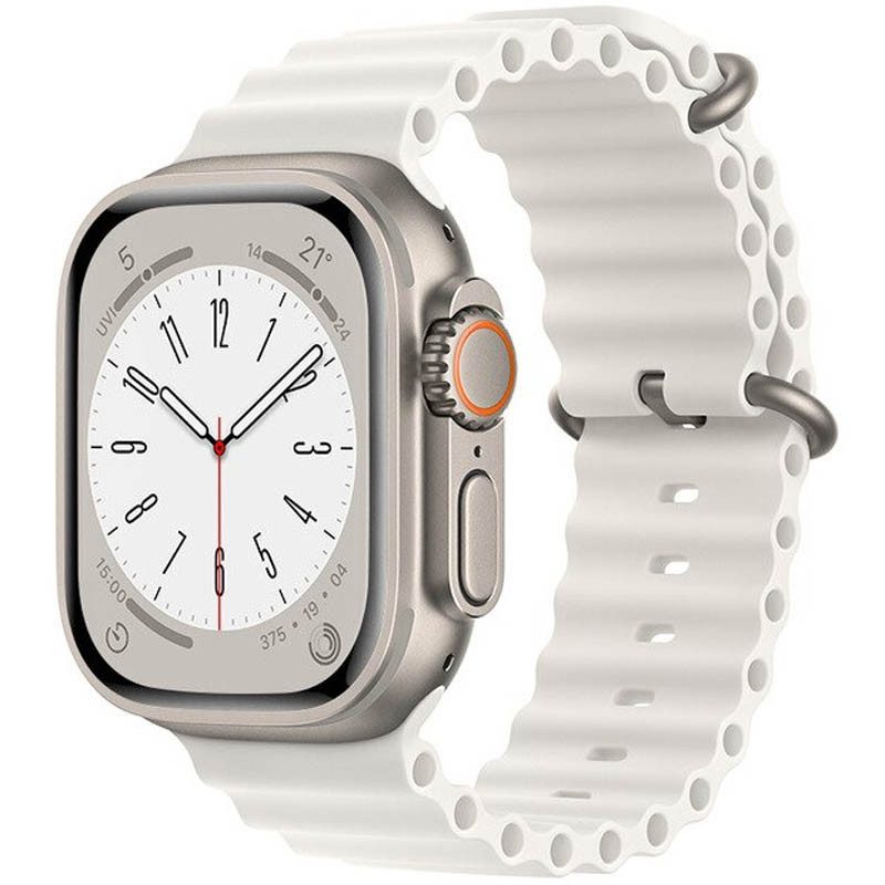 [6931474789501] Apple Watch 38mm / Watch 40mm / Watch 41mm HOCO WA12 silicone strap white