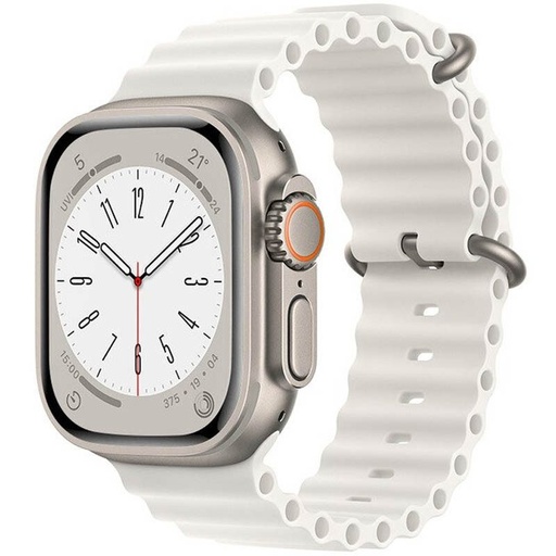 Apple Watch 38mm / Watch 40mm / Watch 41mm HOCO WA12 silicon curea alb