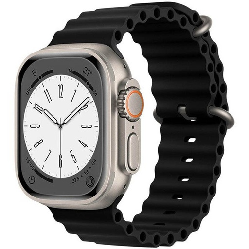 Apple Watch 38mm / Watch 40mm / Watch 41mm HOCO WA12 silicon curea negru