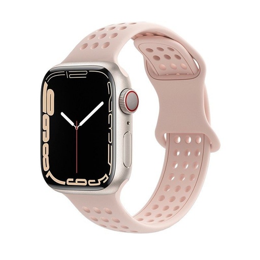 Apple Watch 38mm / Watch 40mm / Watch 41mm HOCO WA08 ceas inteligent curea bej