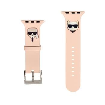 [KLAWMSLCKP] Apple Watch 38/40mm Karl Lagerfeld Karl and Choupette case (Pink) – KLAWMSLCKP
