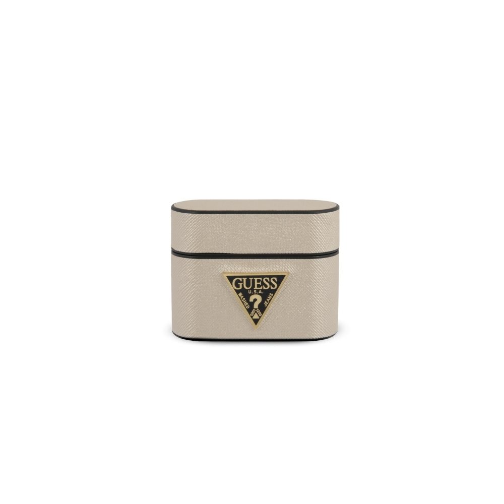 [GUACAPVSATMLLG] AirPods Pro Guess Saffiano case (Beige) - GUACAPVSATMLLG