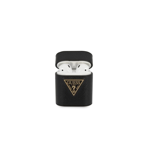 AirPods Guess Saffiano husă (Negru) - GUACA2VSATMLBK