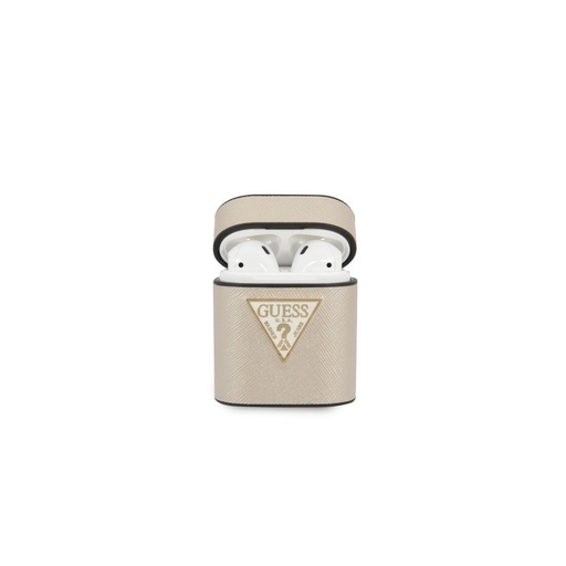 AirPods Guess Saffiano husă (Bej) - GUACA2VSATMLLG