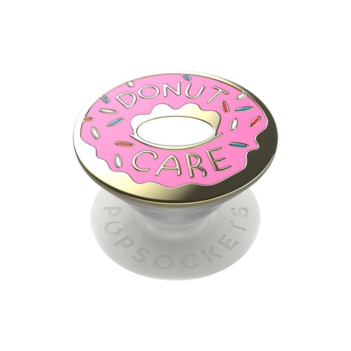 Enamel Donut pop socket, roz