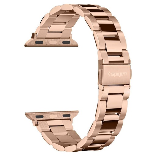 Apple Watch Series 1/2/3/4/5/6(38/40mm) Spigen modern fit inoxidabil oțel curea, roz auriu