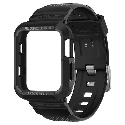 Apple Watch Series 1/2/3/4/5/6(42/44mm) Spigen rugged armor pro curea, negru