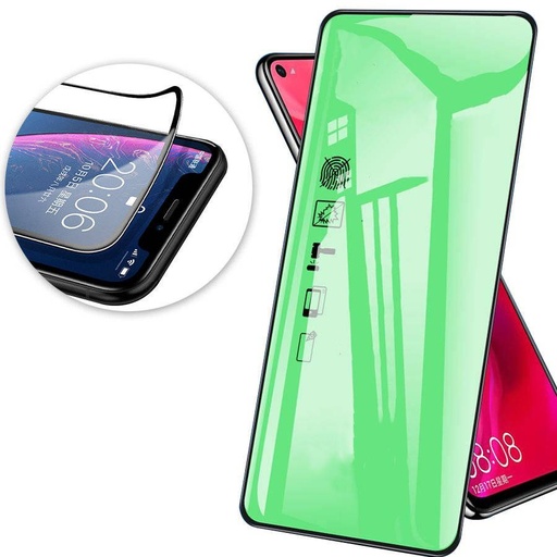 Apple iPhone 13 Pro Max / 14 Plus 9D ceramică sticlă securizată, transparent (negru ramă)