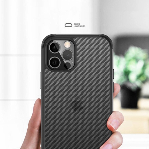 Apple iPhone 11 Sulada carbon fiber husă spate (Negru)