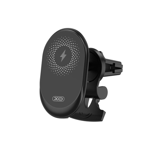 XO CX010 fără fir auto încărcător, cu ventuză, magnetic, 15W, negru