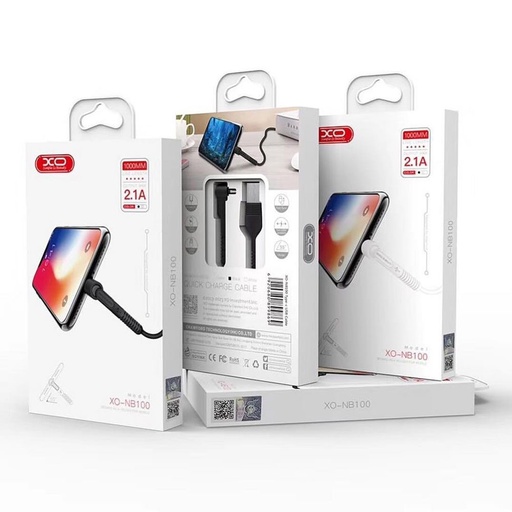 XO NB100 micro USB cablu de date (Negru)