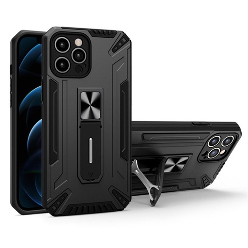 Apple iPhone 7/8/SE 2020/ SE 2022 magnetic anti-șoc husă pliabil cu suport (Negru)