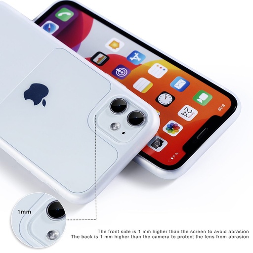 Apple iPhone 12/12 Pro Tel protect window husă spate (Negru)