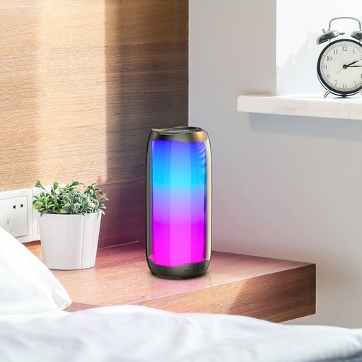 Hoco HC8 fără fir difuzor, BT v5.0, fără fir , luminos portabil difuzor, negru