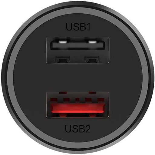 Xiaomi MI auto încărcător rapid 37W (2 USB port), negru