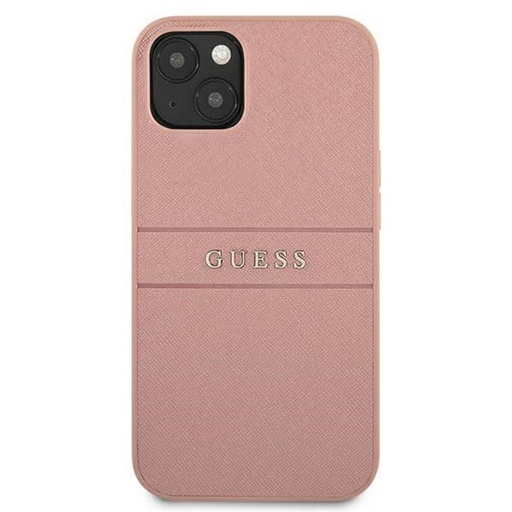 Apple iPhone 13 Guess PU Leather Saffiano husă (Roz) - GUHCP13MPSASBPI