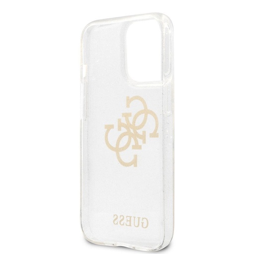 Apple iPhone 13 Pro Guess TPU Big 4G Full Glitter husă (Transparent) – GUHCP13LPCUGL4GTR
